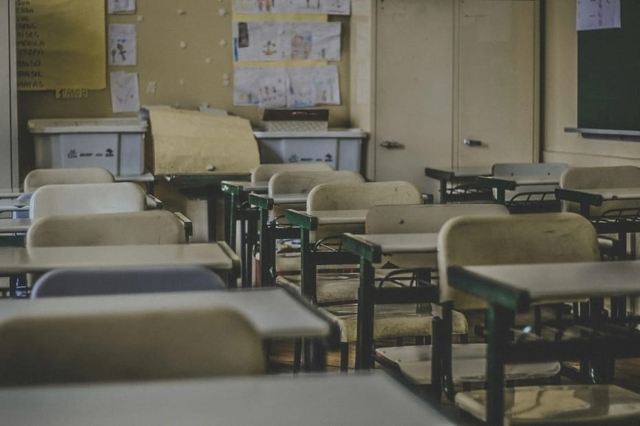 Empty class room